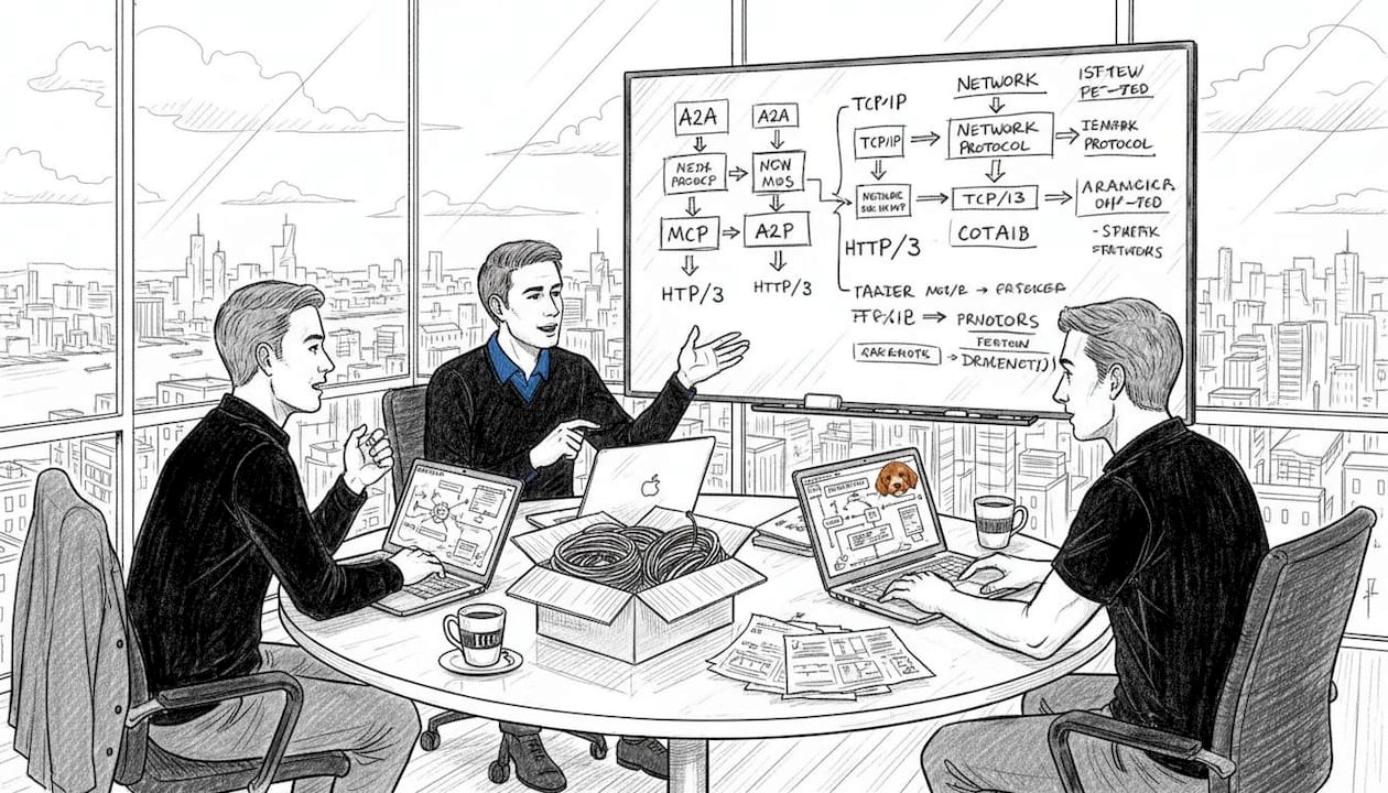 AI networking terminology explained: A2A, MCP, ANP protocols